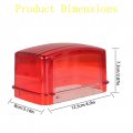 Wflnhb 1 Pcs Tail Light Lens Replacement For Yamaha Rhino 700 660 450 2004-2021
