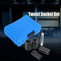 5pcs Twist Socket Set Locking Wheel Nut Bolt Stud Extractor Removers 17mm 19mm 21mm 22mm