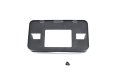 Red Hound Auto Front License Plate Bumper Mounting Bracket Black Compatible With Ford Expedition F-150 F-250 1997-1998 Frame
