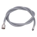 Keenso High Temperature Pvc Faucet Hose For Kitchen And Bathroom 1 5m Length Gray