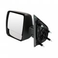 Ocpty Black Driver Side View Mirror Textured With Manual Adjustment Folding Compatible For 2012-2018 Nissan Nv2500 963021pa6e