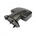 Ocpty Black Driver Side View Mirror Textured With Manual Adjustment Folding Compatible For 2012-2018 Nissan Nv2500 963021pa6e