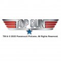 Top Gun Rendered Logo Oval Tow Trailer Hitch Cover Plug Insert