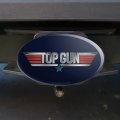 Top Gun Rendered Logo Oval Tow Trailer Hitch Cover Plug Insert