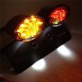 Smt-universal Cat Eye Custom Tail Brake License Plate Light Black Clear B00rw3g4sa