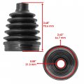 Caltric 44360-hl3-601 44360hl3601 Inner Cv Axle Boot Compatible With Honda