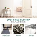 Uxcell Floor Edging Trim Strip Self Adhesive Carpet To Tile Transition For Laminate Doorway Edge Height Less Than 5mm 0 2
