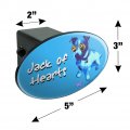 Jack Of Hearts Russell Terrier Sunglasses Vintage Retro Oval Tow Trailer Hitch Cover Plug Insert