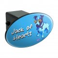 Jack Of Hearts Russell Terrier Sunglasses Vintage Retro Oval Tow Trailer Hitch Cover Plug Insert