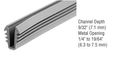 Crl Glazing Vinyl 9 32 Channel Depth 1 4 To 19 64 Metal Opening 100 Ft Roll 
