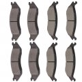 Ceramic Brakes Pads Ocpty Quick Stop Front Rear Brake Pad Fit For 2003-2006 Dodge Durango 2002-2005 Ram 1500