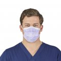 Halyard Fluidshield 1 Disposable Procedure Mask W So Soft Lining And So Earloops Lavender 25868 Box Of 50 