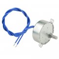 2 Pack Synchronous Turntable Motors 100 To 7v Ac 50 60hz 2 5 3 Rpm Ccw Cw 4w With 7mm Flexible Coupling Connectors And 6ft