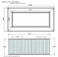 Chameleon Floor Vent Registers Match Any Tile Hardwood Or Laminate 6 X 14 1 2