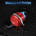 Uxcell 22 Mm Waterproof Push Button Switch Metal Round Start Spst 1no Ac 250v Red