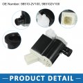 A Absopro Windshield Washer Motor Pump 98510-2v100 For Hyundai Veloster 2012-2017 Black
