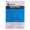 Niche Brake Pad Set For Harley-davidson Street 500 Bmw F650st K1600 Front Rear Ceramic