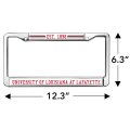 University Of Louisiana At Lafayette Full Size Standard License Plate Metal Frame