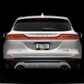 Ipick Image Made For Lincoln Mkc Dual Logo Black Metal License Plate Frame