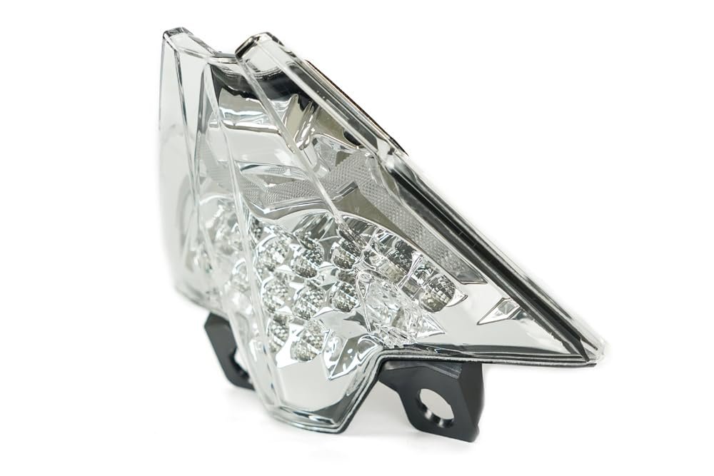 Integrated Sequential Led Tail Lights Clear Lens For Kawasaki Ninja 500 And Z500 2024 2026 Se Special Edition Model Only With