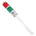 Baomain Industrial Signal Light Column Led Alarm Round Tower Indicator Continuous Lta-502t Warning Red Green Dc 24v