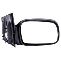 Black Right Side Mirror Fit For 2006-2011 Honda Civic Smooth Glass Non-folding Non-heated 