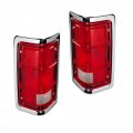 Dodge Truck Pickup Tail Light Assembly Lens 1987-1993 Pair Driver And Passenger Side For Ch2808103 Ch2809103 