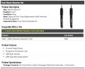 Front Shock Absorber Set Of 2 Compatible With 2002-2006 Chevy Avalanche 1500 4wd Premium Smooth Suspension