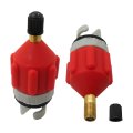 2pcs Orange Inflatable Boat Pump Adapter Premium Conventional Air Quickly Inflation And Strong Sealing For Paddleboard Kayak 