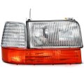 Headlight Assembly For 92-96d Bronco 92-97d F-150d For F-250 For Ford For F-350 Bulbs Not Included Fo250211light Assembly For 