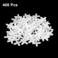 400pcs Tile Spacers 4mm 5 32 Cross Shape Wall Floor Spacer Tiling Tools For Ceramic Installation White