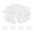 400pcs Tile Spacers 4mm 5 32 Cross Shape Wall Floor Spacer Tiling Tools For Ceramic Installation White