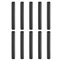 10pcs 3 4 In X 8 Galvanized Male Threaded Pipes Black Pre Cut Plumbing Pipe Fittings For Diy Furniture And Home Decoration 