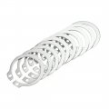 13 7mm External Circlips C-clip Retaining Shaft Snap Rings 304 Stainless Steel 50pcs 