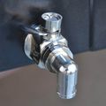 Ez-108 Oil Drain Valve With Removable L Shape Hose End Combo 16mm 1 5 Nickel Plated Brass Ball For Fast And Clean Changes 