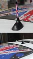Cuztom Tuning 3 Short Union Jack Uk Flag Colorway For Mini Cooper Roof Radio Antenna 