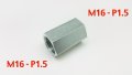Autobahn88 Anti-rusted Steel Hose End Fitting M16 X 5 Female To M16x1 Hex 22 L 43mm 1 7 Code Ftm521