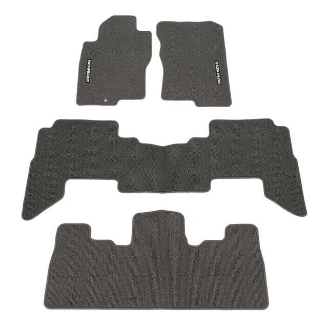 999e2-xr002ch Charcoal Carpet Floor Mats For 2005 2007 Nissan Pathfinder Front And Rear Set