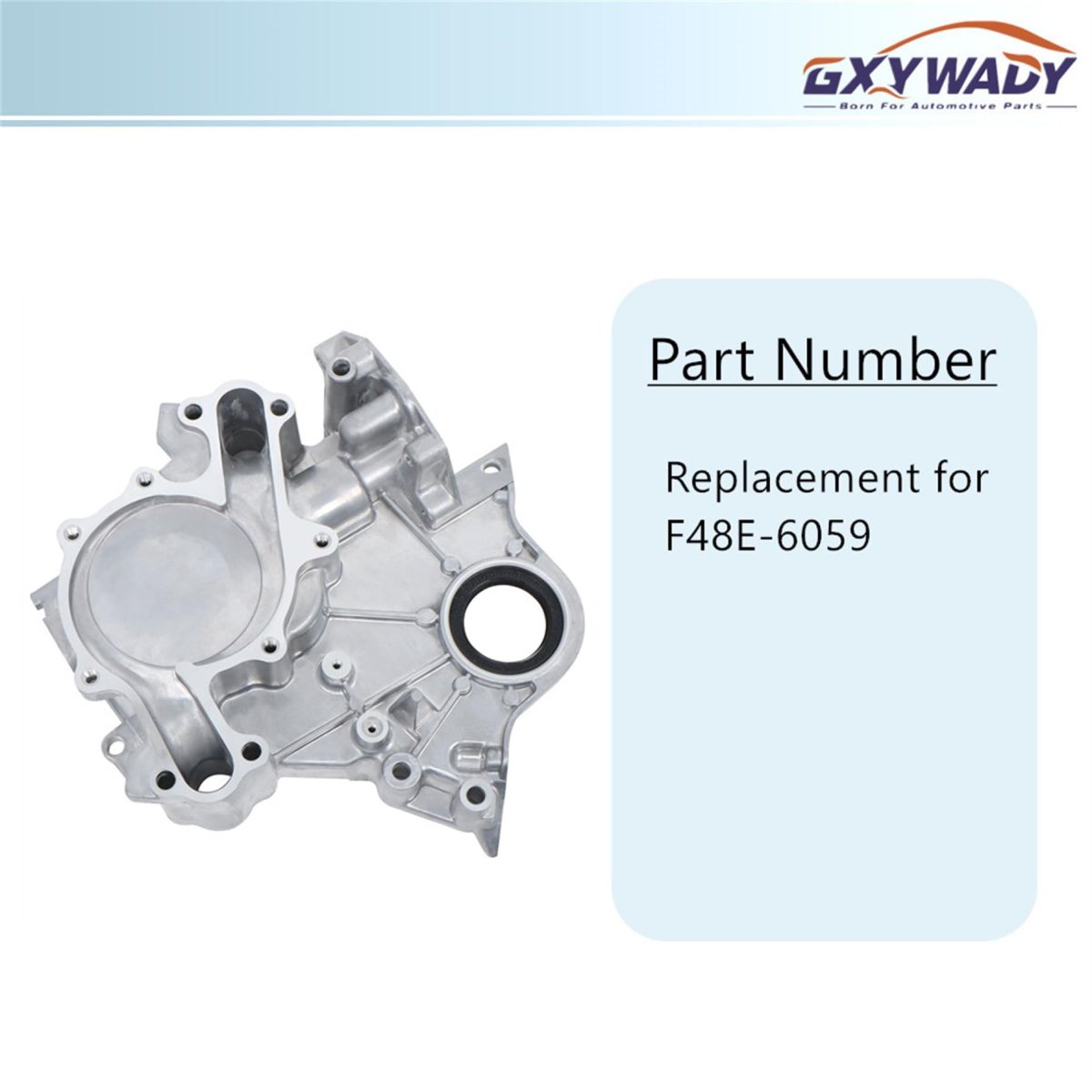 Timing Cover Without Oil Pump Replacement For F48e-6059 Mustang Taurus Sable 3 8l 1994-1995