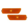 Front Side Marker Lights For Volkswagen Cabrio 1999 2000 2001 2002 Amber Lens Driver And Passenger Pair 1jm945072 1jm945071 