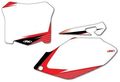 Factory Effex 13-64348 White Pre-cut Number Plate Graphic Background 