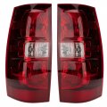 Tail Light Assembly For 2007 2014 Chevy Tahoe Suburban Driver And Passenger Side Rear Brake Lamps With Bulb Wiring Harness 