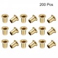 Uxcell Hollow Rivet 4mm X 6mm Through Hole Copper Rivets Grommets Double-sided Circuit Board Pcb 200pcs