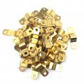 80pcs Two Hole Strap U Bracket Tube Tension Clips For Pipe Clamp Refrigerator Freezer-iron Clip Fixing Supporting Decorating 