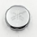 Hongk- Chrome Billet Rear Brake Fluid Reservoir Oil Cap Compatible With Yamaha Yzf R6 R6s R1 B01c0ssvp0