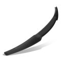 Auto Dynasty V-style Rear Car Trunk Lid Spoiler Compatible With Audi A4 Quattro Sedan 2013-2016 Glossy Black Carbon Fiber