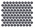 Allstar Performance All18841-50 Body Bolt Washer Black50pk 