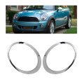 Headlight Bezel For 2007-2015 R55 R56 R57 R58 R59 Mini Cooper Replacement 51137149906 51137149905 Left Right Headlamp Trim