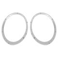 Kuafu Headlight Bezel For 2007-2015 R55 R56 R57 R58 R59 Mini Cooper Replacement 51137149906 51137149905 Left Right Headlamp