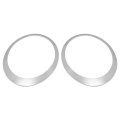 Kuafu Headlight Bezel For 2007-2015 R55 R56 R57 R58 R59 Mini Cooper Replacement 51137149906 51137149905 Left Right Headlamp
